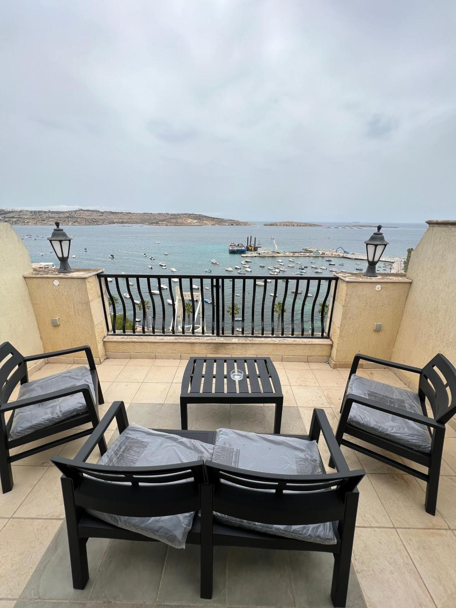 Apartament Sea View Penthouse San Pawl il-Baħar Zewnętrze zdjęcie